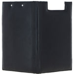 Ashwood Leather Clip Pad Folder Black: PL-40