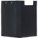 Ashwood Leather Clip Pad Folder Black: PL-40