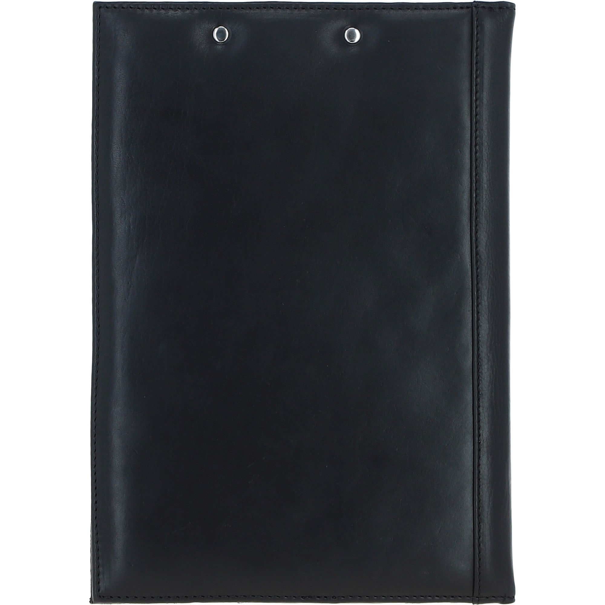 Ashwood Leather Clip Pad Folder Black: PL-40