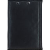 Ashwood Leather Clip Pad Folder Black: PL-40