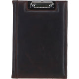 Ashwood Leather Clip Pad Folder Brown: PL-40