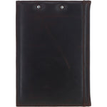 Ashwood Leather Clip Pad Folder Brown: PL-40