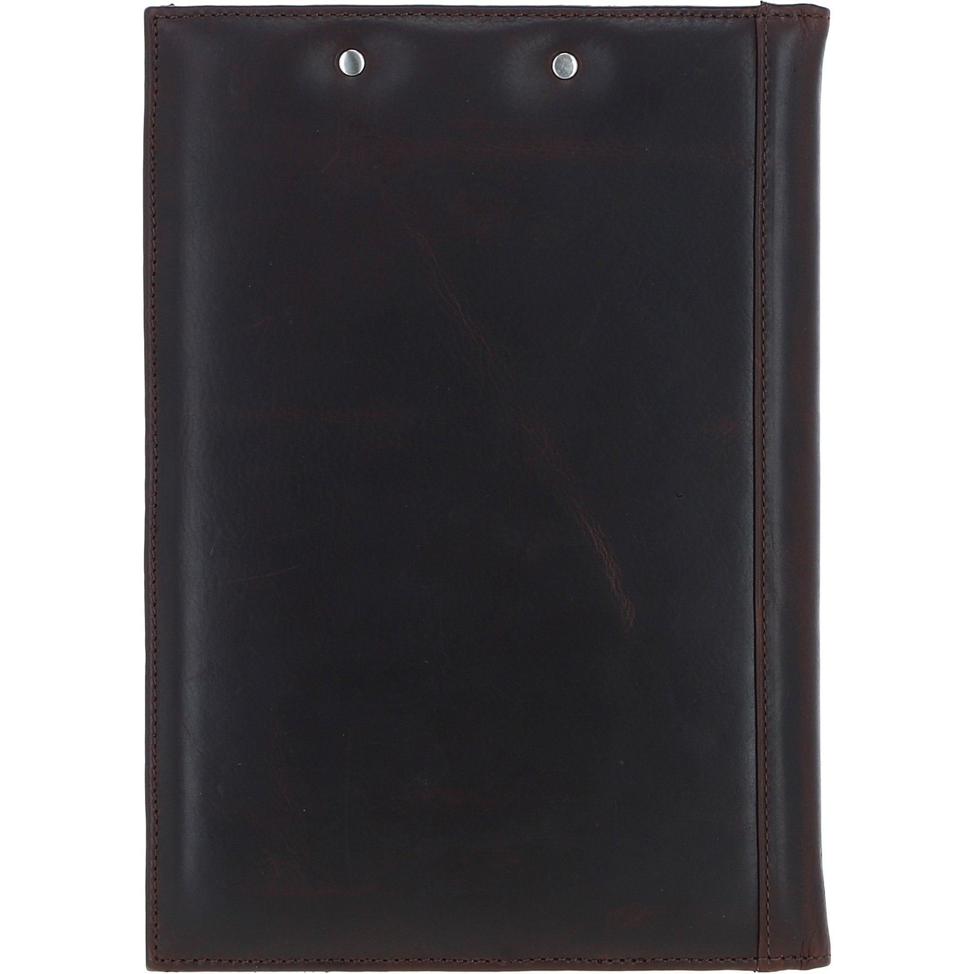 Ashwood Leather Clip Pad Folder Brown: PL-40