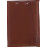 Ashwood Leather Clip Pad Folder Tan: PL-40