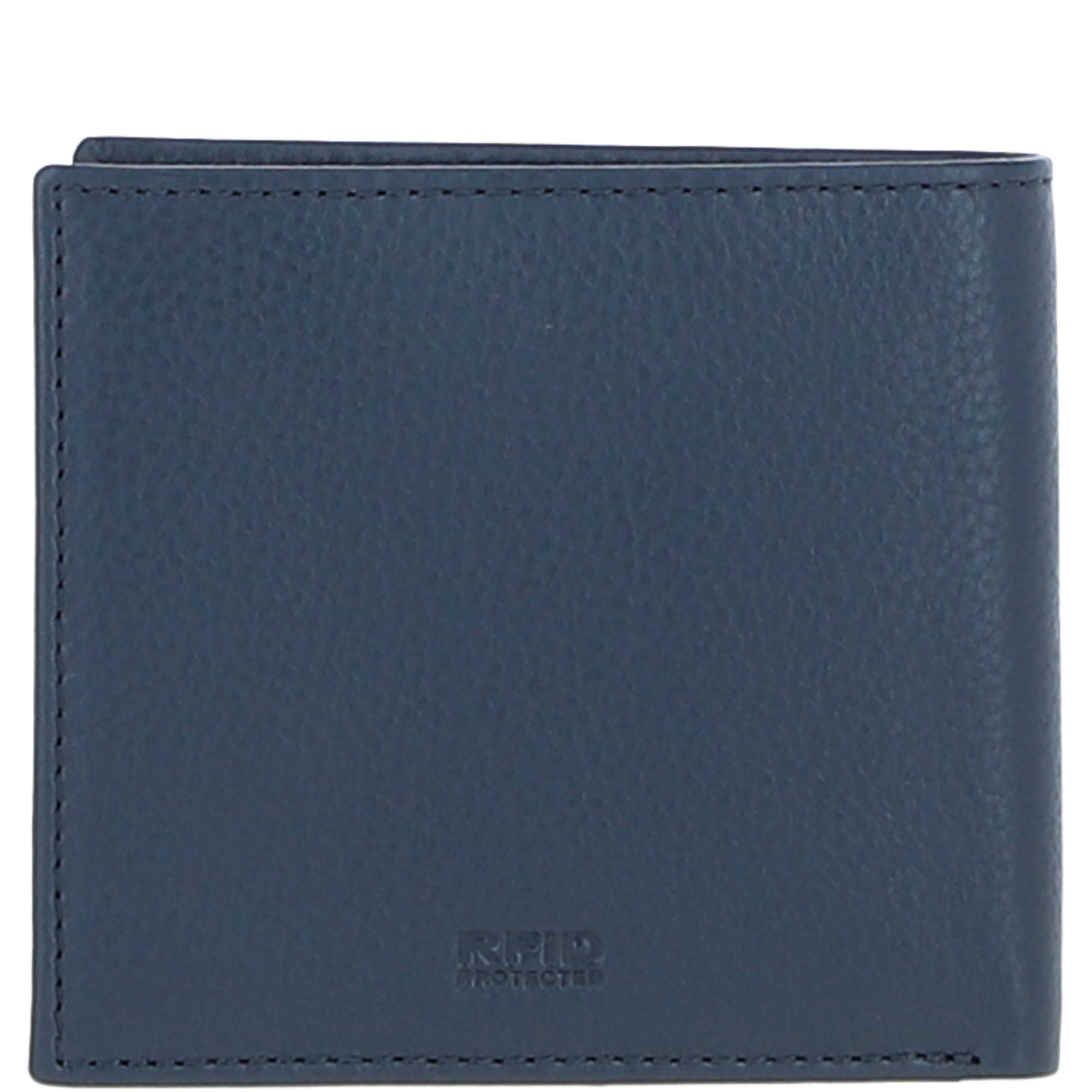 Brampton Men's Leather Wallet Navy: 31975