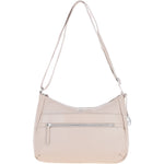 Leather Shoulder Bag with Zip & Magnetic Pocket Mushroom: Meath