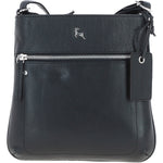 Ashwood Women's Leather Shoulder Bag Black: Edinburgh