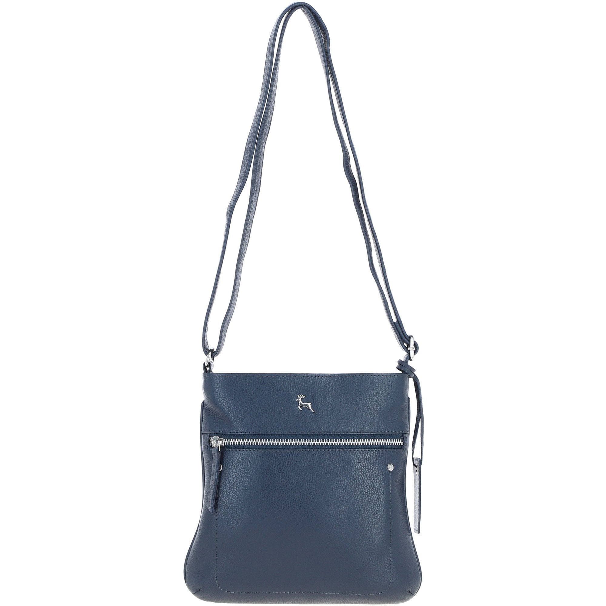 Ashwood Women's Leather Shoulder Bag Navy: Edinburgh