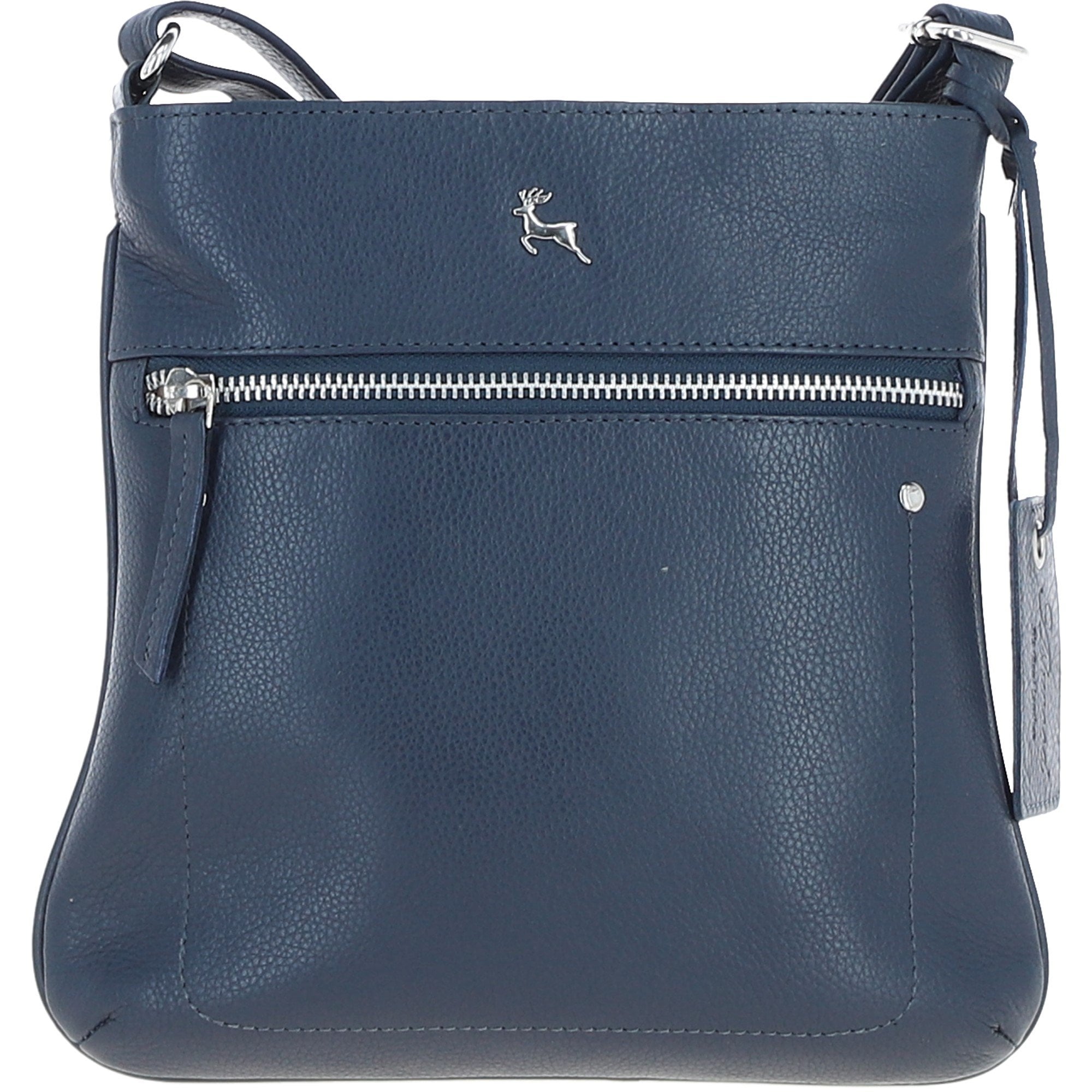 Ashwood Women's Leather Shoulder Bag Navy: Edinburgh
