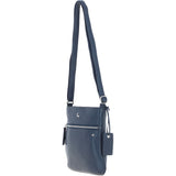 Ashwood Women's Leather Shoulder Bag Navy: Edinburgh