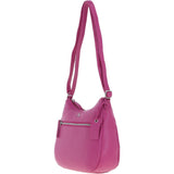 Ashwood Leather Ladies Hobo Shoulder Bag Berry: Shannon