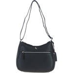 Ashwood Leather Ladies Hobo Shoulder Bag Black: Shannon