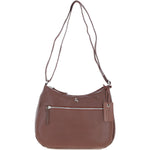 Ashwood Leather Ladies Hobo Shoulder Bag Cognac: Shannon