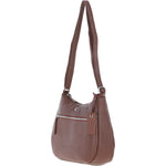 Ashwood Leather Ladies Hobo Shoulder Bag Cognac: Shannon