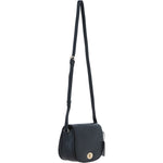 Ashwood Leather Crossbody Bag with Twist Lock Black: 64787