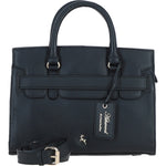 Ashwood Leather Handbag with Detachable Crossbody Strap Black: 64747