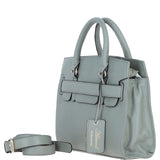 Ashwood Leather Handbag with Detachable Crossbody Strap Sage: 64747