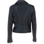Exquisite Ashwood Leather Ladies Biker Jacket Black: AWL-1881