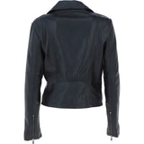 Exquisite Ashwood Leather Ladies Biker Jacket Black: AWL-1881