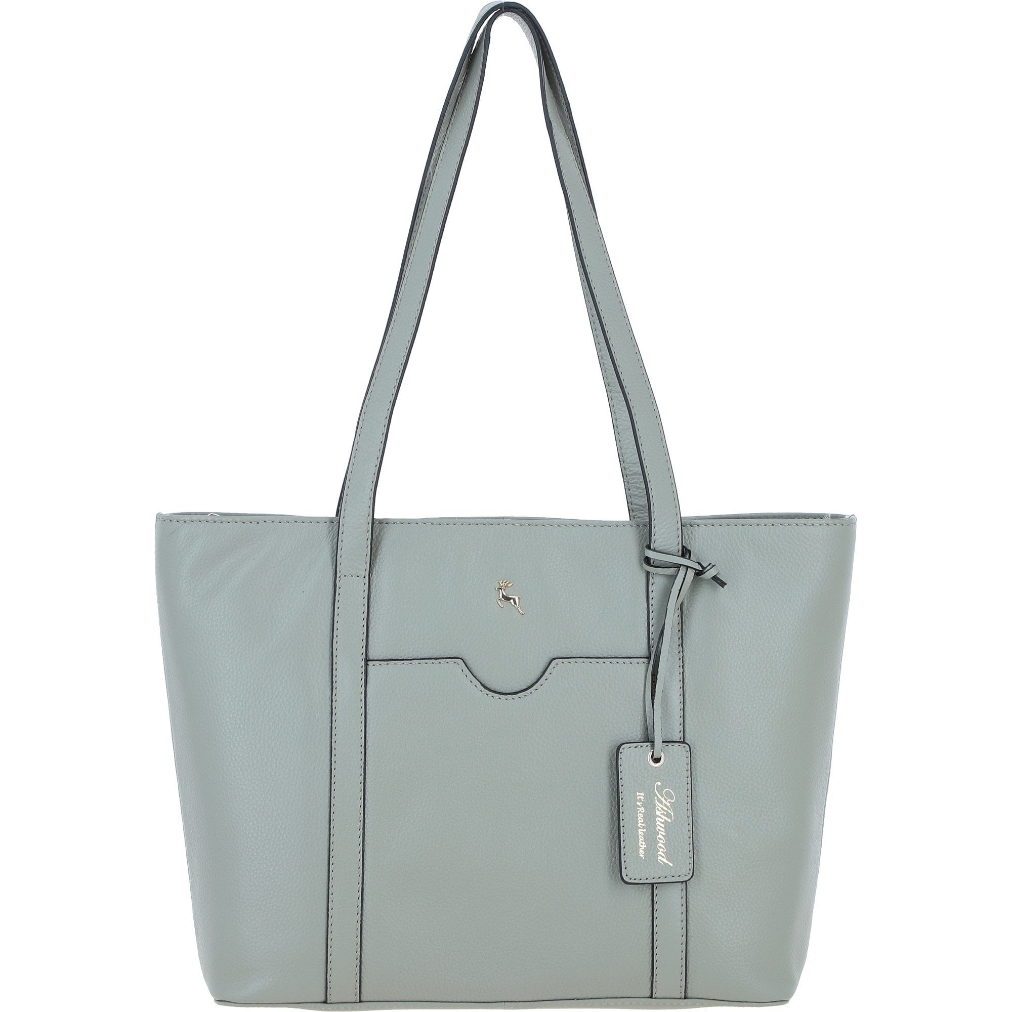 Ashwood Elegant Ladies Leather Shoulder Bag Sage: 64668