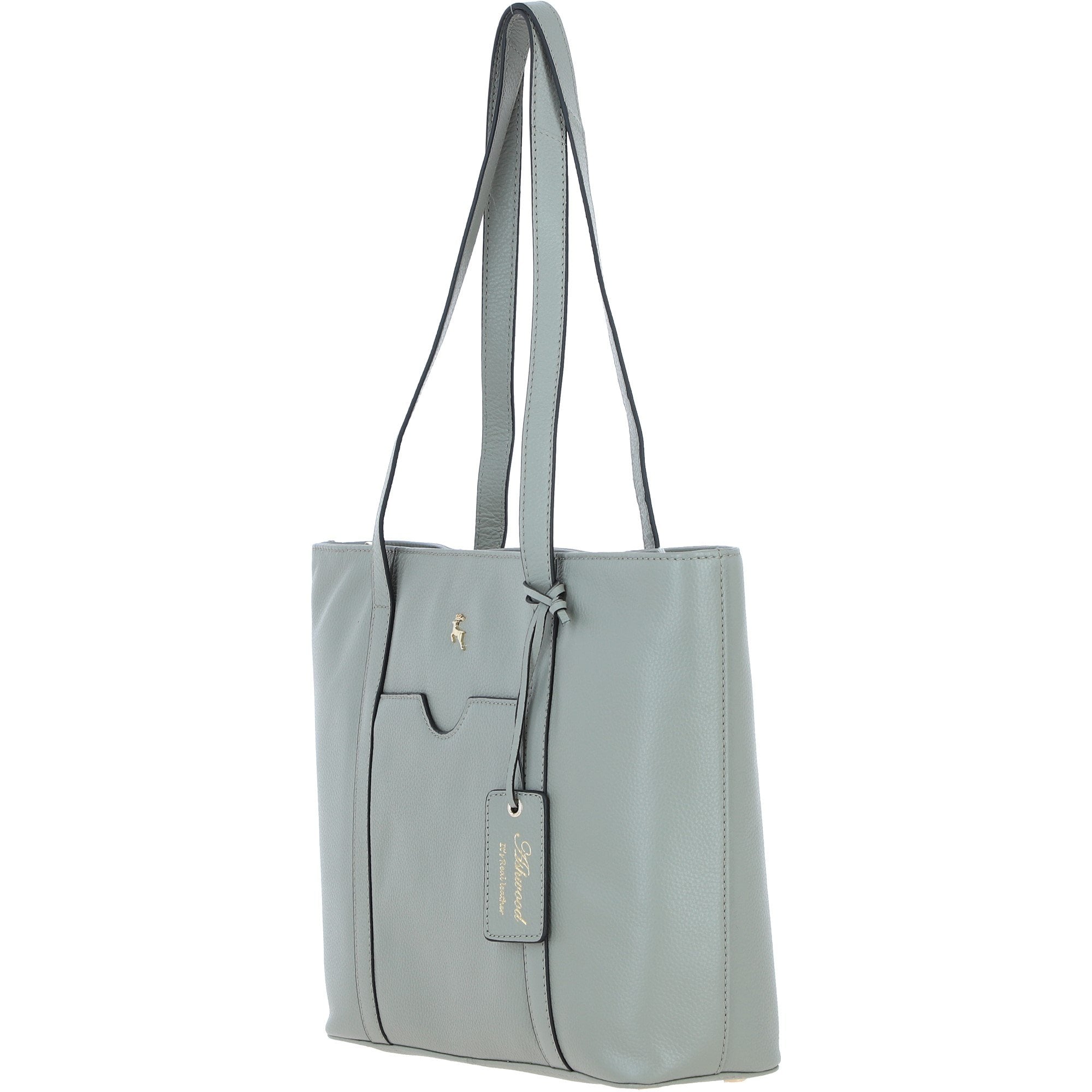 Ashwood Elegant Ladies Leather Shoulder Bag Sage: 64668