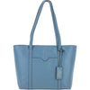 Ashwood Elegant Ladies Leather Shoulder Bag Denim: 64668