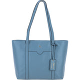 Ashwood Elegant Ladies Leather Shoulder Bag Denim: 64668