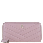 Ashwood Luxury Leather RFID-Protected Purse Wood Rose: 32049
