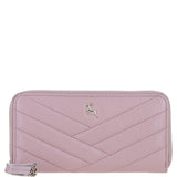 Ashwood Luxury Leather RFID-Protected Purse Wood Rose: 32049