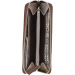Ashwood Luxury Leather RFID-Protected Purse 2 Tone Tan: 32049