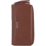 Ashwood Luxury Leather RFID-Protected Purse 2 Tone Tan: 32049