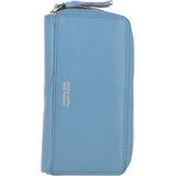 Ashwood Luxury Leather RFID-Protected Purse Denim: 32049