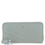 Ashwood Luxury Leather RFID-Protected Purse Sage: 32049
