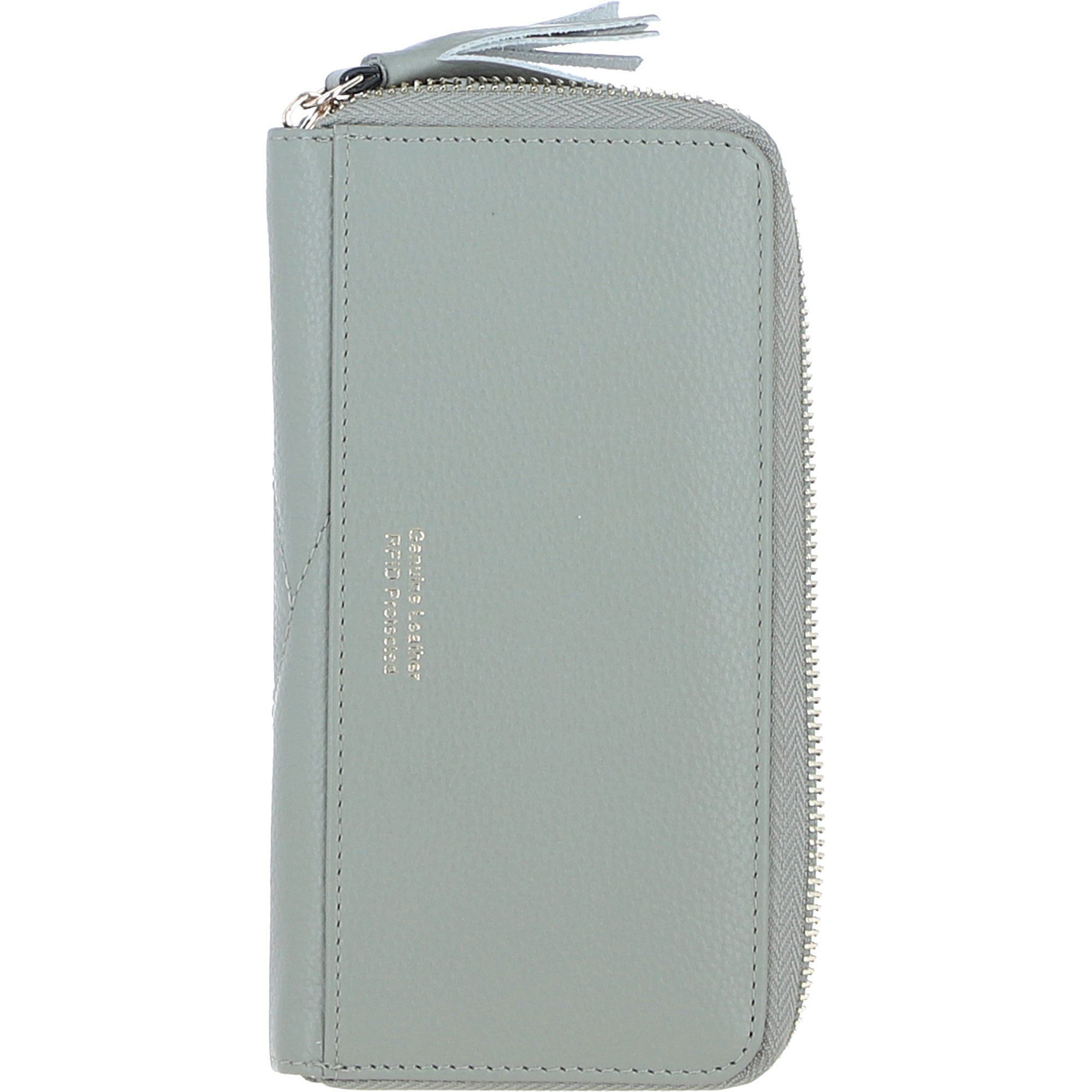 Ashwood Luxury Leather RFID-Protected Purse Sage: 32049