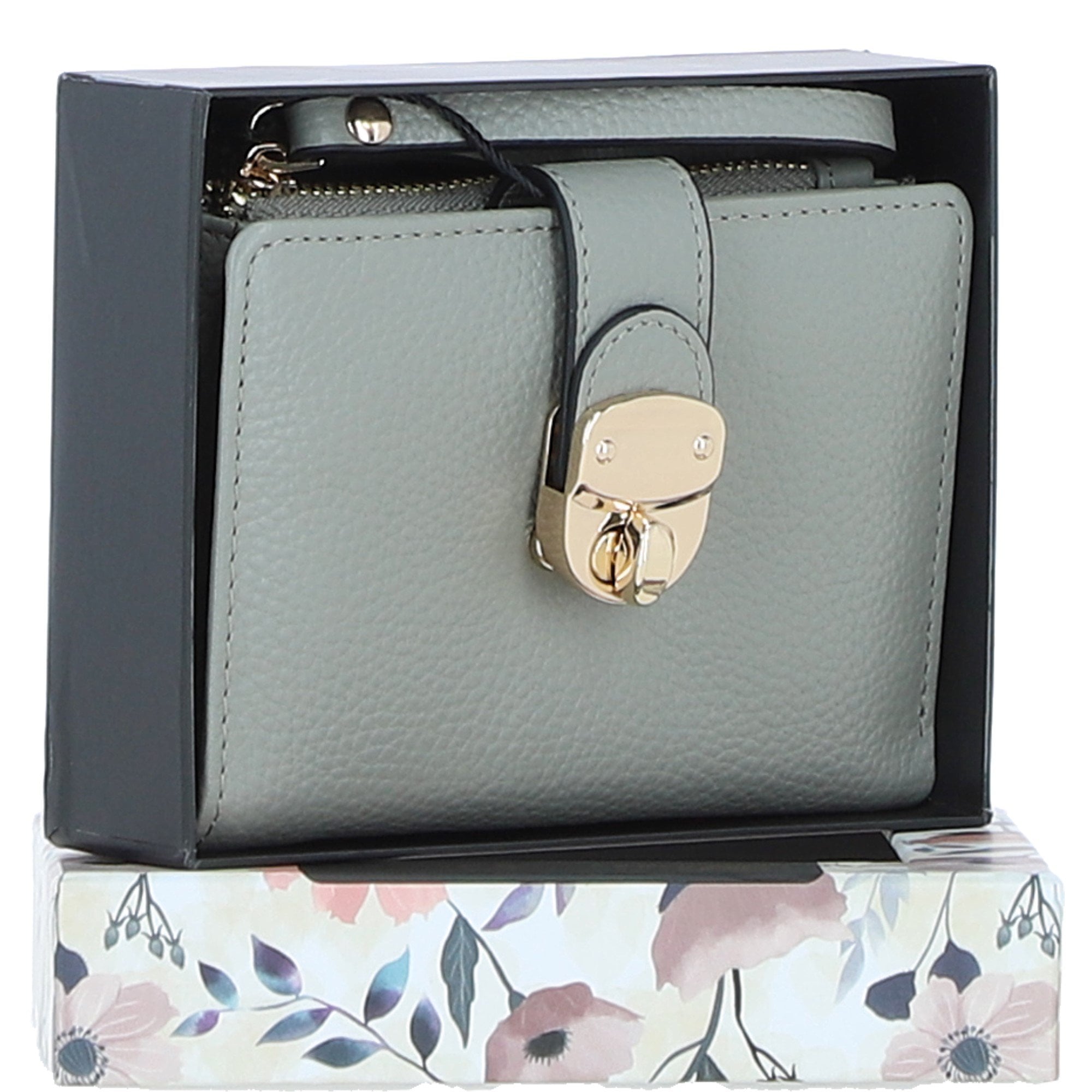 Ashwood Small Ladies Leather Purse Sage: 32047
