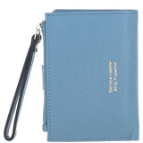 Ashwood Small Ladies Leather Purse Denim: 32047