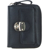 Ashwood Ladies Leather Purse Black: 32057