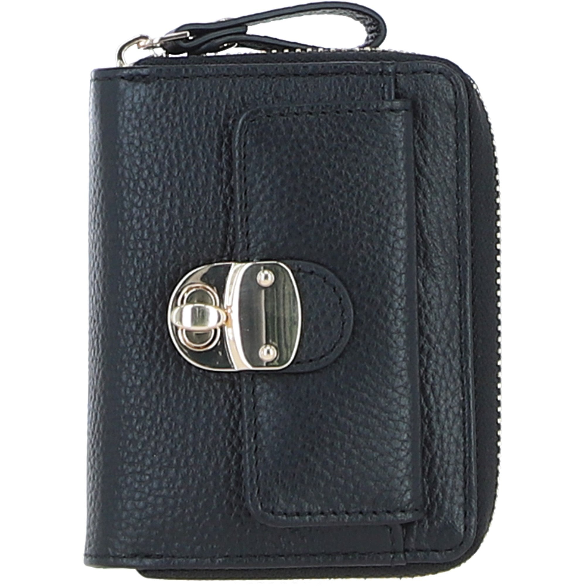 Ashwood Ladies Leather Purse Black: 32057
