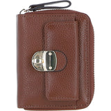 Ashwood Ladies Leather Purse 2 Tone Tan: 32057