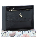 Ashwood Elegant Ladies' Small Leather Purse Black: 32056