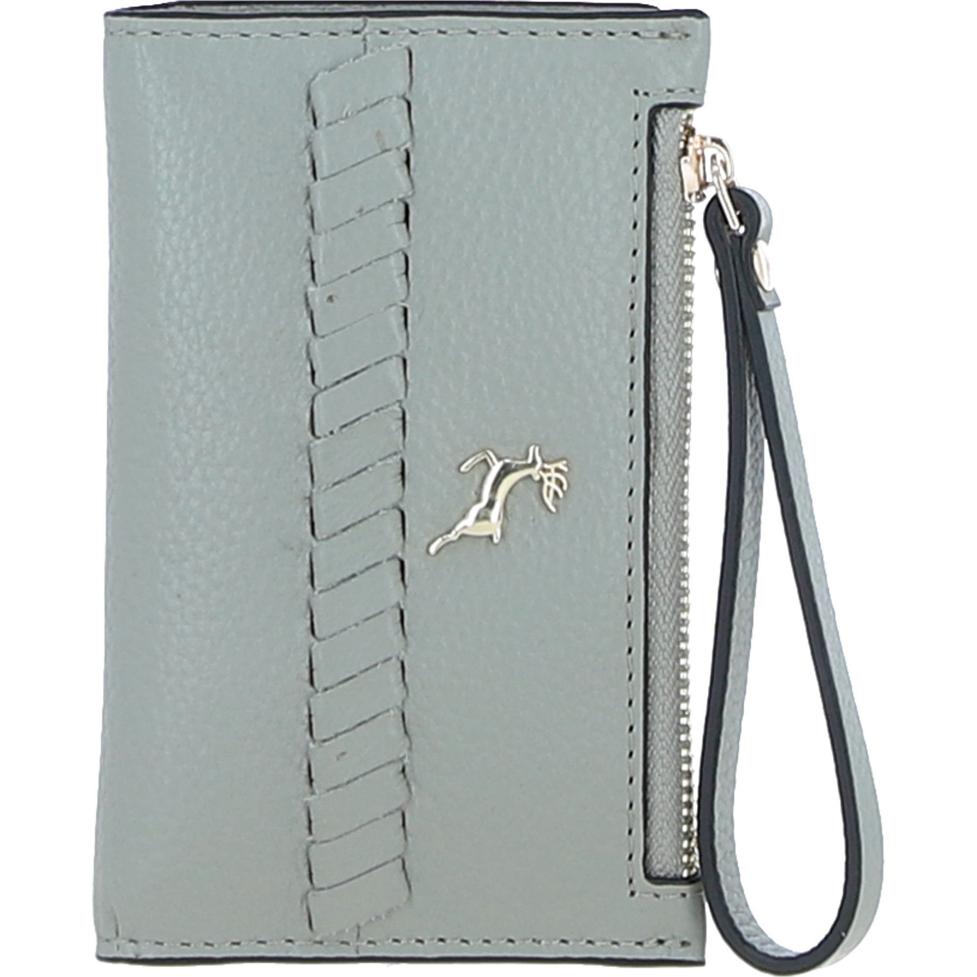 Ashwood Elegant Ladies' Small Leather Purse Sage: 32056