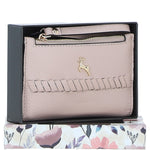 Ashwood Elegant Ladies' Small Leather Purse Beige: 32056