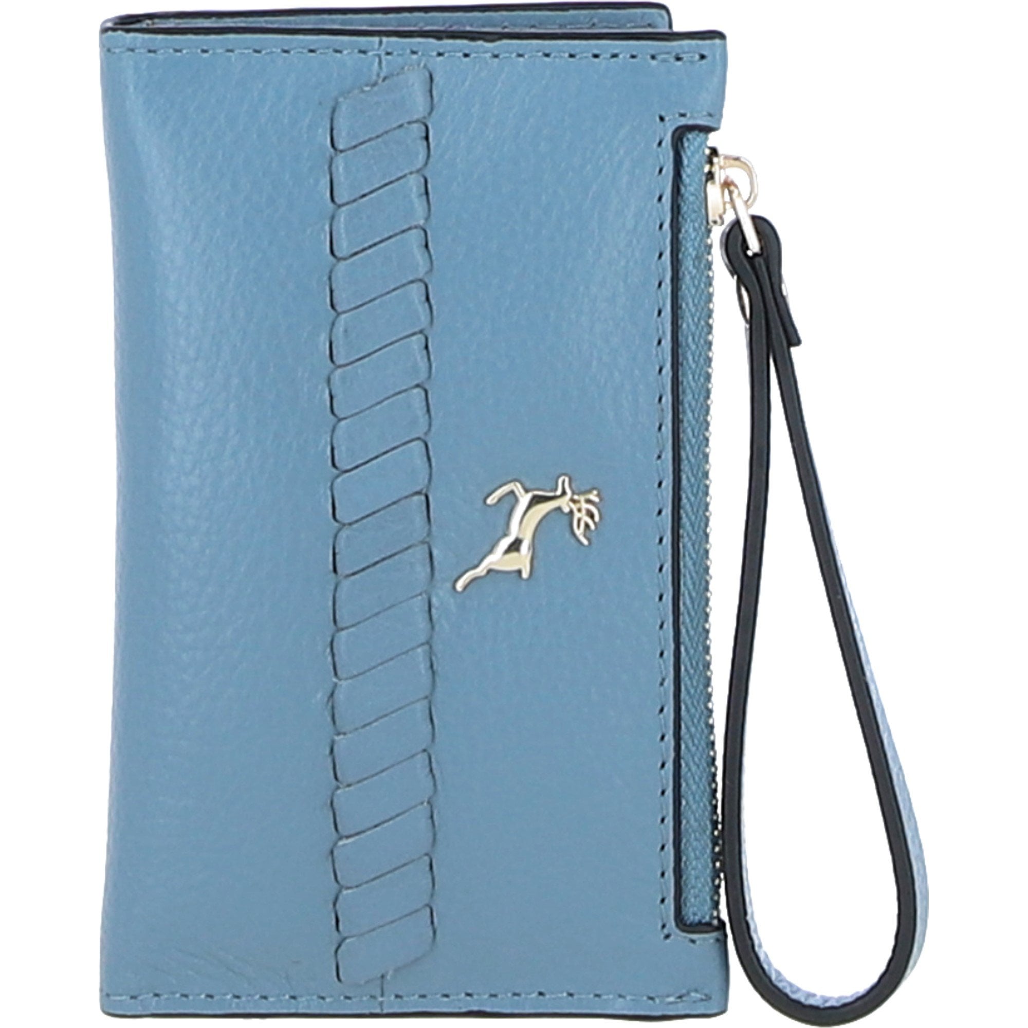 Ashwood Elegant Ladies' Small Leather Purse Denim: 32056