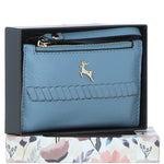 Ashwood Elegant Ladies' Small Leather Purse Denim: 32056
