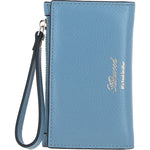 Ashwood Elegant Ladies' Small Leather Purse Denim: 32056