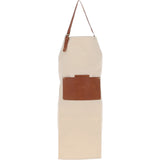 Fenland Canvas & Leather Apron Tan/cream: FEN-760