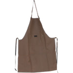 Fenland Canvas & Leather Apron Mud/grey: FEN-760