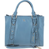 Real Leather Handbag with Adjustable Crossbody Strap Denim: 64867