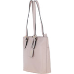 Elegant Shoulder Bag with Adjustable Straps Beige: 64562