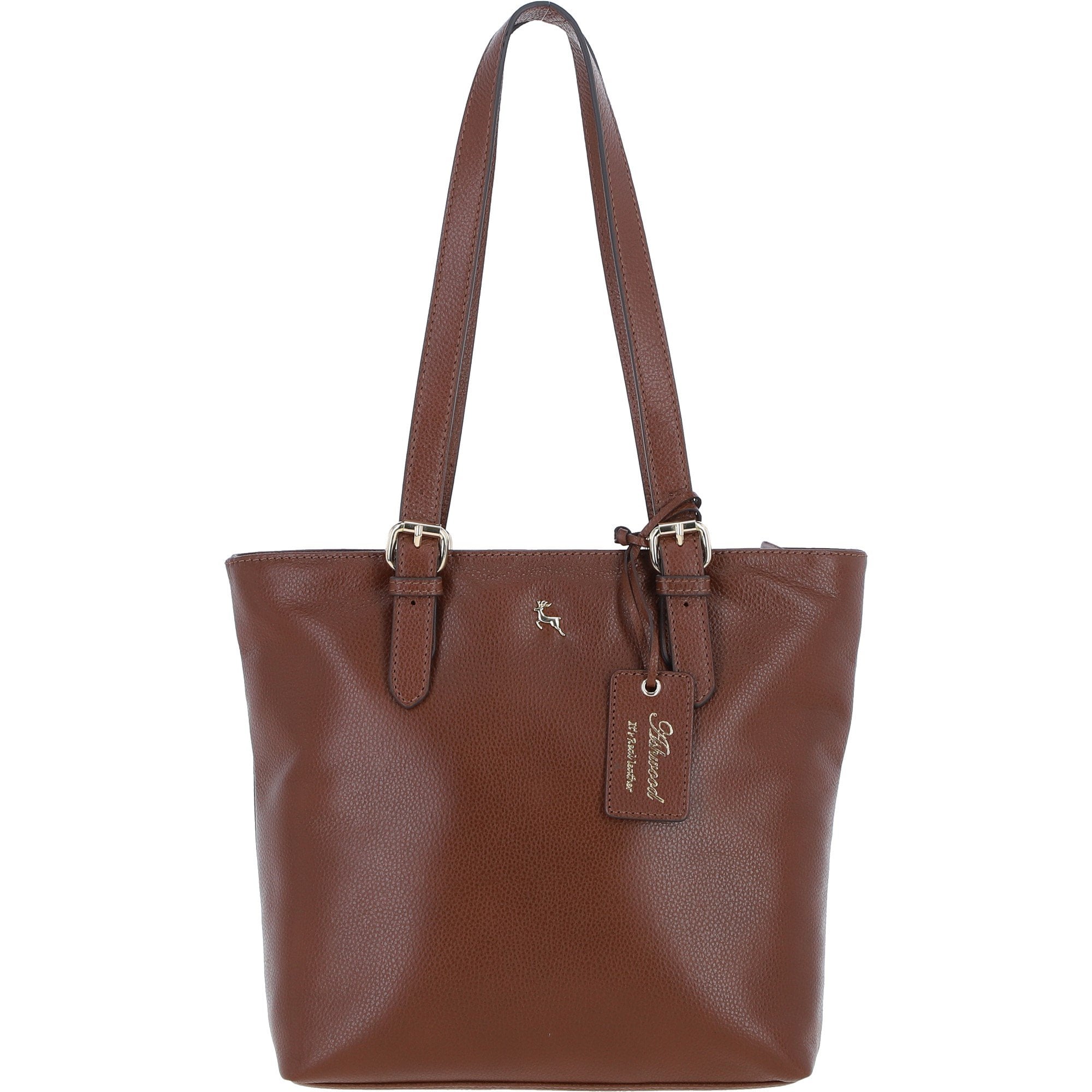 Elegant Shoulder Bag with Adjustable Straps 2 Tone Tan: 64562